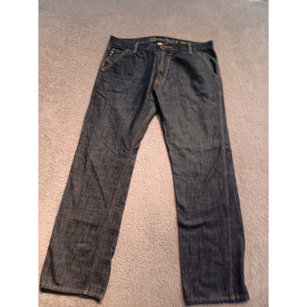 Levi's SilverTab Slim Men's W36 L30 Blue Denim Jeans Button Fly Vintage 90s Y2K